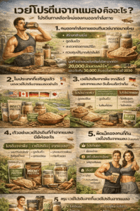 เวย์โปรตีนจากแมลง