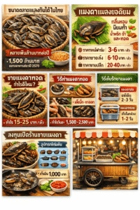ขายส่งแมงดา