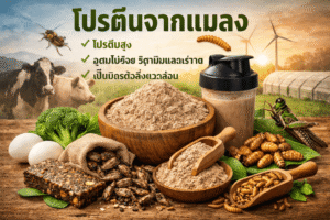 โปรตีนจากแมลง